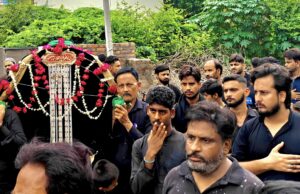 बीमारे कर्बला इमाम जैनुल आबेदीन की शहादत पर हुई सालाना मजलिस