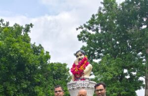 कांग्रेस नेता प्रशांत तिवारी ने चंद्र शेखर आजाद की जयंती मनायी