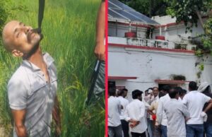 फांसी के फंदे पर लटका मिला था युवक का शव,परिजनों ने हत्या का लगाया आरोप