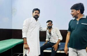 छिरिया सलेमपुर के प्रधान प्रतिनिधि आंशु तिवारी ने निभाया मानवता का फर्ज