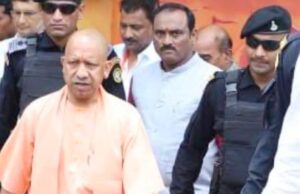 सीएम योगी का भाजपा कार्यकर्ताओं ने किया स्वागत अभिनंदन