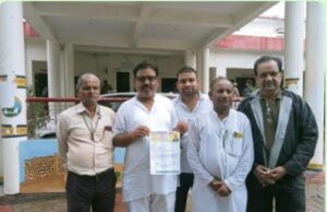 साहू समाज के विरुद्ध अमर्यादित एवं असंसदीय भाषा बोलने पर दिया ज्ञापन