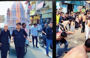 मोहर्रम के अलविदाई ताजिये नम आंखों के बीच हुए सुपुर्द ए खाक