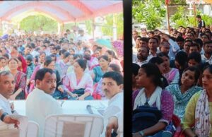 31 तक आफलाइन शिक्षकों के होगे तबादले,आश्वासन पर प्रदर्शन खत्म