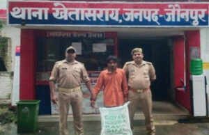 खेतासराय पुलिस ने 24 घंटे में चोरी का किया खुलासा, अभियुक्त माल समेत गिरफ्तार