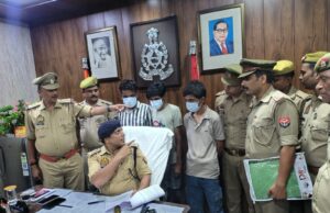 4 लाख के जेवरात सहित मोबाइल,11710 रुपये के साथ तीन शातिर चोर गिरफ्तार