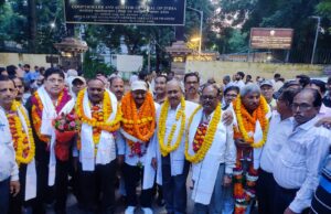 एजी ऑफिस के सात कर्मचारी हुए रिटायरएगेट पर दी गई विदाई