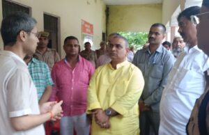 प्रभारी मंत्री अजीत पाल ने किया बाढ़ प्रभावित क्षेत्र का दौरा