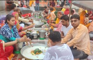 ब्रह्मदेव जागरण मंच का 151 जोड़ों के सापेक्ष 165 जोड़ों का हुआ रुद्राभिषेक