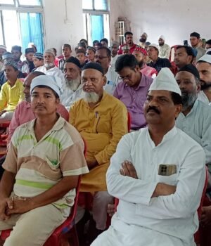 राज्य हज समिति के सदस्य ने जागरूकता शिविर मे सुनी समस्याएं