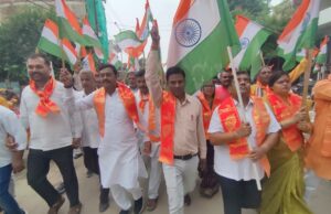 औरैया में भाजपा जिलाध्यक्ष ने निकली तिरंगा यात्रा लोगों में दिखा उत्साह
