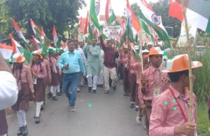 नागरिकों में देश प्रेम की भावना जागृत करना तिरंगा यात्रा का उद्देश्य: डॉ.उमेश चंद्र तिवारी