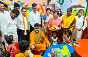 शहर उत्तरी विधायक ने बाल वाटिका का किया शुभारंभ