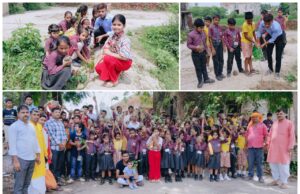 अष्टभुजा मंदिर परिसर में नन्हे-मुन्नों ने मनाया जन्मोत्सव