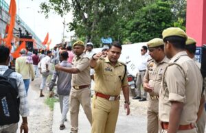 विहिप की धर्म ध्वजा यात्रा पर प्रशासन रहा अलर्ट