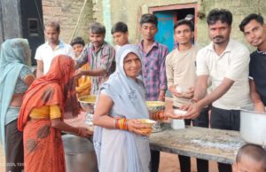 भगवान श्री कृष्ण की छठी मे भंडारे का हुआ आयोजन,भक्तों ने छका प्रसाद