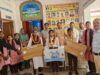 गणित ओलंपियाड में टॉपर आर्यन, नंदिनी और रुकसार को किया सम्मानित
