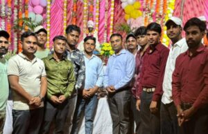 साप्ताहिक अमृत कथा में हर्षोल्लास के साथ मनाया गुरु रविदास जन्मोत्सव