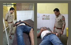 हत्या के प्रयास के अभियोग से संबंधित कुल 2 अन्तर्जनपदीय अभियुक्त घायल/गिरफ्तार