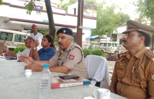 श्री गणेश चतुर्थी उत्सव को लेकर पीस कमेटी की बैठक हुई