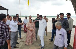 ग्यारह रुद्रेश्वर महादेव मंदिर जीर्णोदार के लिये सदर विधायक के प्रस्ताव पर किया गया सर्वे