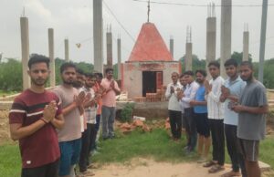 पिपरी खालसा महारानी देवी मंदिर में हुए तोड़फोड़ का अभी तक नहीं लगा कोई सुराग