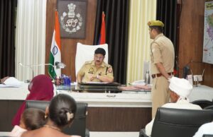 तेज-तर्रार एसएसपी ने जन सुनवाई में आए फरियादियों की सुनी समस्याएं