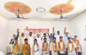 कांग्रेस पार्टी के सृजन अभियान के तहत बैठक सम्पन्न