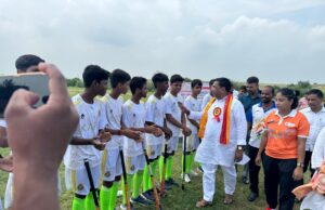 राष्ट्रीय खेल दिवस पर भव्य खेल प्रतियोगिता का विधायक ने किया उद्घाटन