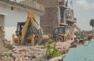 अपराधियों के फार्म हाउस व अवैध भवनों को किया ध्वस्त, ओडीए एवं नगर पालिका ने की संयुक्त कार्रवाई