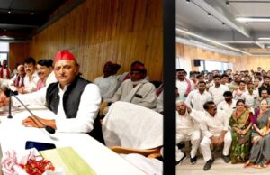 रक्षाबंधन पर अखिलेश यादव ने बहनों से राखी बंधवाकर दी शुभकामनाएं