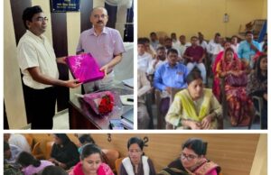 गैंसड़ी बीआरसी पर चल रहे प्रशिक्षण का सहायक शिक्षा निदेशक ने किया अचैक निरीक्षण