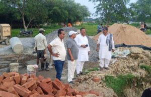 पालिकाध्यक्ष पति ने दोनों परियोजनाओं को जल्द से जल्द पूरा करने के दिए निर्देश