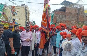 धर्म, सत्य और न्याय के प्रतीक गोगा जी की निशान यात्रा निकली, यात्रा की डॉ० संदीप ने की अगुवाई,