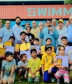 जिला तैराकी प्रतियोगिता का हुआ समापन