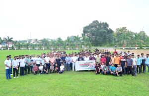 राष्ट्रीय खेल दिवस पर विश्वविद्यालय में तीन दिवसीय खेलकूद प्रतियोगिताओं का शुभारम्भ