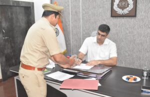 नवागंतुक डीआईजी ने किया पदभार ग्रहण