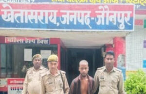 खेतासराय पुलिस ने शातिर चोर सुल्तान को तमंचे व कारतूस के साथ दबोचा