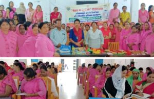 शोहरतगढ़ एवं बढ़नी में तीन दिवसीय आंगनबाड़ी प्रशिक्षण संपन्न