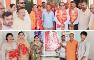 नवरात्रि के पहले दिन दिखी आस्था: राजघराने ने किया मां दुर्गा का पूजन
