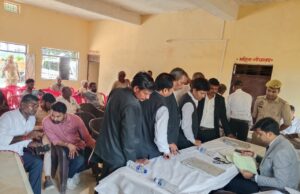 सचल ग्राम न्यायालय में आए 25 मामलों में 21 वादों का किया गया निस्तारण