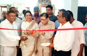 राजेश की परिकल्पना एकल कला प्रदर्शनीक का मा०न्यायमूर्ति सुधीर नारायण ने किया भव्य उद्घाटन
