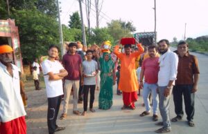हरसिंगपुर में श्रीमद् भागवत महापुराण की निकाली गई भव्य कलश यात्रा,