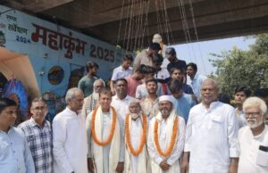 डिग्री कॉलेज की स्थापना में संघर्ष करने वाले छात्र नेता सम्मानित