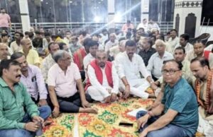 ऊँ श्री पागलबाबा गंगासागर धाम पर नवदुर्गा पूजा महोत्सव की तैयारियों को लेकर वैठक हुई