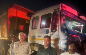 कालपी में 11 ओवरलोड वाहन पकड़े, 5.50 लाख का जुर्माना वसूला