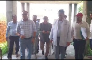 जिलाधिकारी ने किया संयुक्त चिकित्सालय परिसर में 100 बेडेड आईपीडी भवन का निरीक्षण