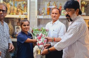 स्वाति सिंह का हुआ सम्मान, नाइजीरिया टूर्नामेंट में करेंगी प्रतिभा का प्रदर्शन