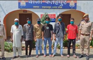 फतेहपुर पुलिस ने शान्ति व्यवस्था भंग में 12 अभियुक्तो को किया गिरफ्तार