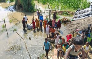 इटावा में यमुना का जलस्तर खतरे के निशान से ऊपर, एक दर्जन गांवों में बाढ़ का खतरा